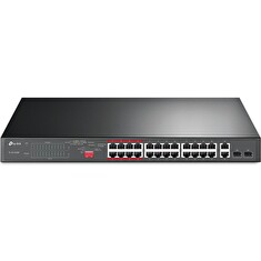 TP-Link TL-SL1226P 24xFE POE+ 250W 2xGb 2xSFP CCTV switch