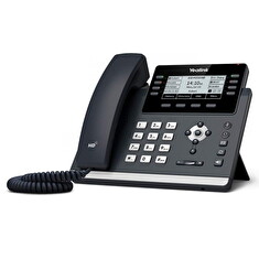 Yealink SIP-T43U SIP telefon, PoE, 3,7" 360x160 LCD, 21 prog.tl.,2xUSB, GigE