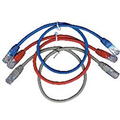 C-TECH Kabel patchcord Cat5e, UTP, šedý, 30m