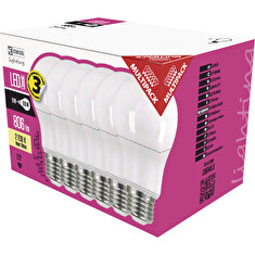 Emos AKCE 6x LED žárovka A60, 9W/60W E27, WW teplá bílá, 806 lm, Classic A+