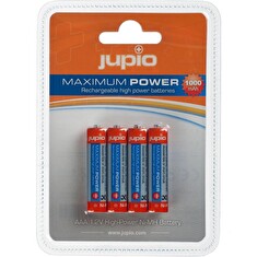 Baterie Jupio AAA 1000 mAh (mikrotužkové) 4ks, dobíjecí