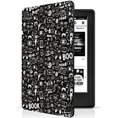 CONNECT IT pouzdro pro Amazon New Kindle 2019/2020 (10. gen.), DOODLE ČERNÁ