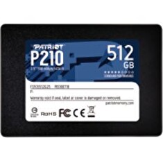 PATRIOT P210/512GB/SSD/2.5"/SATA/3R