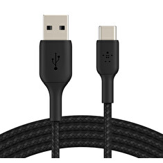 Belkin USB-C kabel, 3m, černý - odolný