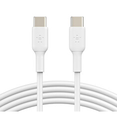 Belkin USB-C na USB-C kabel, 1m, bílý