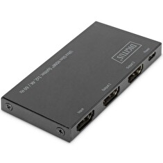 Digitus Ultra tenký HDMI Rozbočovač, 1x2, 4K / 60Hz HDR, HDCP 2.2, 18 Gbps, Micro USB napájeno