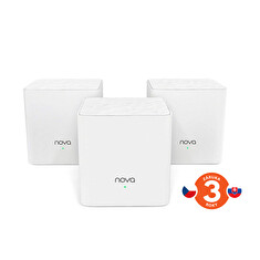 Tenda MW3 (3-pack) - Wireless AC MESH systém 802.11ac/a/b/g/n, 2x LAN/WAN