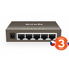 Tenda TEG1005D - 5-port Gigabit Ethernet Switch, 10/100/1000Mbps, Kov, Fanless