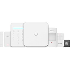 iGET SECURITY M4 - Inteligentní bezdrát. WiFi/GSM zabezpečovací systém k možnosti ovládat vnitřních/venkovních IP kamer
