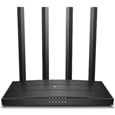 TP-Link Archer C6U - V1 - bezdrátový router - 4portový switch - GigE - 802.11a/b/g/n/ac - Dual Band