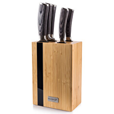 Sada nožů G21 Gourmet Rustic 5 ks + bambusový blok