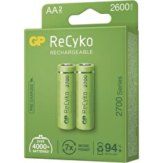 GP AA ReCyko 2 600 mAh, nabíjecí, 2 ks PP