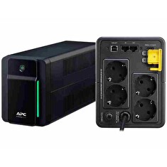 APC Back-UPS BXM 750VA (410W), AVR, USB, německé Schuko zásuvky