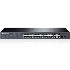 Switch TP-Link SL2428P Smart, 24x Lan/PoE+, 4x GLan, 2x SFP Combo, 192W , Omáda SDN