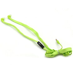 Platinet FREESTYLE SHOELACE sluchátka s mikrofonem, zelená