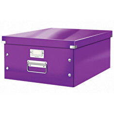 LEITZ Univerzální krabice Click&Store, velikost L (A3), purpurová