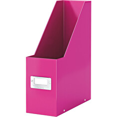 LEITZ Stojan na časopisy Click&Store, růžová