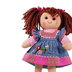 Panenka Bigjigs Toys látková Melody, 34 cm