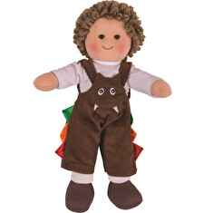 Panenka Bigjigs Toys látkový Jack, 28 cm