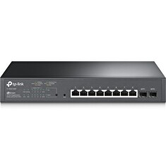 TP-Link TL-SG2210MP JetStream Switch, 8x GLAN PoE+, 2x SFP budget 150W, OMADA SDN