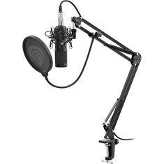 Streamovací mikrofon Genesis Radium 300,XLR, kardioidní polarizace, ohybné rameno, pop-filter