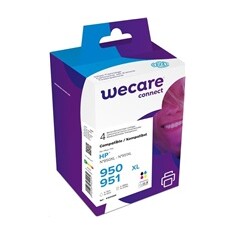 WECARE ARMOR cartridge pro HP Officejet Pro 8100, 8600, 1B+1C+1M+1Y, 1x75/3x30ml, 1x2890p/3x2295p (C2P43AE/950XL/951XL)