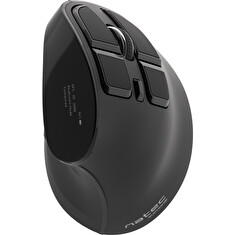 Natec EUPHONIE/Kancelářská/Optická/Pro praváky/2 400 DPI/Bezdrátová USB/Černá