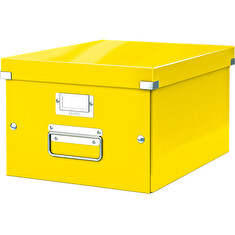 LEITZ Univerzální krabice Click&Store, velikost M (A4), žlutá