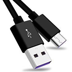 PremiumCord Kabel USB 3.1 C/M - USB 2.0 A/M, Super fast charging 5A, černý, 2m