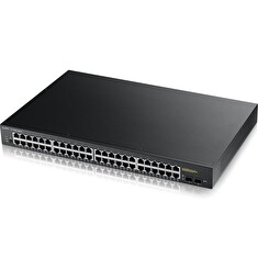 Zyxel GS1900-48HP v2, 48-port GbE L2 Smart Switch, 170 Watt rackmount