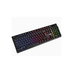 C-TECH klávesnice herní polomechanická Iris (GKB-08), casual gaming, CZ/SK, duhové podsvícení, USB