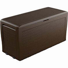 Zahradní box Keter Samoa Rattan Box 270L hnědý