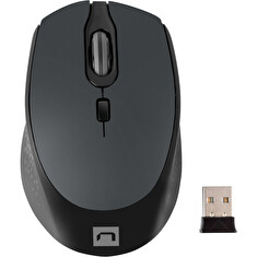 Natec optická myš OSPREY/1600 DPI/Cestovní/Optická/1 600 DPI/Bezdrátová USB/Černá
