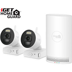 iGET HOMEGUARD HGNVK88002P - Wire-free FullHD NVR 8CH + 2x bateriová kamera HGNVK686CAMP