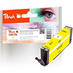 PEACH kompatibilní cartridge Canon CLI-551Y, yellow, 8,5 ml