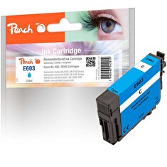 PEACH kompatibilní cartridge Epson No 603, cyan, 3,8 ml