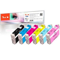 PEACH kompatibilní cartridge Epson T0807 MultiPack, 6x8,2 ml