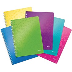 LEITZ Blok WOW A5, PP, linka, zelená