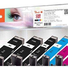 PEACH kompatibilní cartridge Canon PGI-580/CLI-581, MultiPack Plus