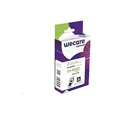 WECARE ARMOR páska pro DYMO S0720610, bílá/černá, 12mm x 7m