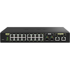 QNAP řízený switch QSW-M2116P-2T2S (16x 2,5GbE PoE+ RJ45 / 2x 10GbE RJ45 PoE++ / 2x 10GbE SFP+)