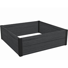 Vyvýšený záhon Keter Maple Square grafitový