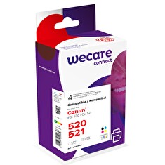 WECARE ARMOR ink sada kompatibilní s CANON PGi-520/CLi-521CMY, CMYK