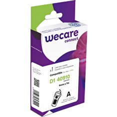 WECARE ARMOR páska pro DYMO S0720670, černá/průhledná, 9mm x 7m