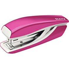 LEITZ Mini sešívačka NeXXt 5528, metalická růžová, box