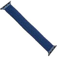 Řemínek FIXED Nylon Strap elastický nylonový pro Apple Watch 38/40mm, velikost L, modrý
