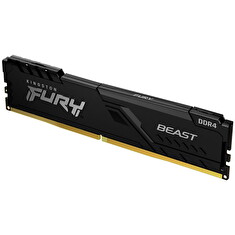 KINGSTON 16GB 2666MHz DDR4 CL16 DIMM 1Gx8 FURY Beast Black