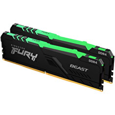 KINGSTON 16GB 3600MHz DDR4 CL17 DIMM (Kit of 2) FURY Beast RGB