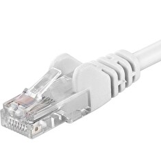 PremiumCord Patch kabel UTP RJ45-RJ45 CAT6 0.25m bílá