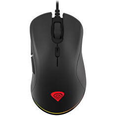 Genesis herní optická myš KRYPTON 200/RGB/6400 DPI/Herní/Optická/6 000 DPI/Drátová USB/Černá